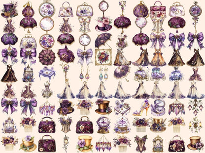 Antique Fashion Watercolor Clipart antique fashion png elegant attire png fashion clipart - WondersArtist