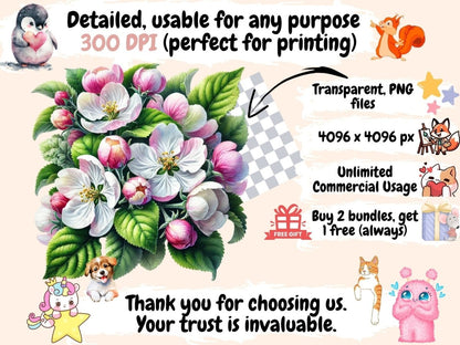 Apple Blossoms Clipart apple blossoms - Wonders Artist