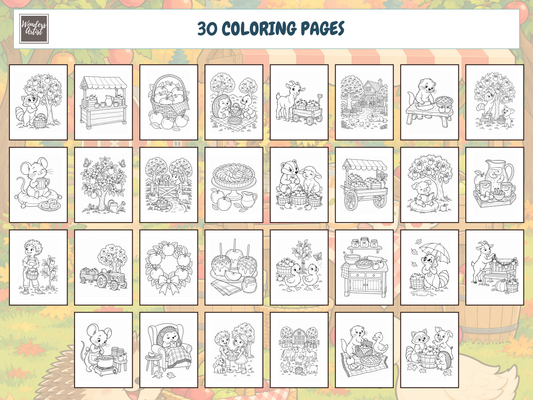 Apple Orchard Adventures Coloring Book