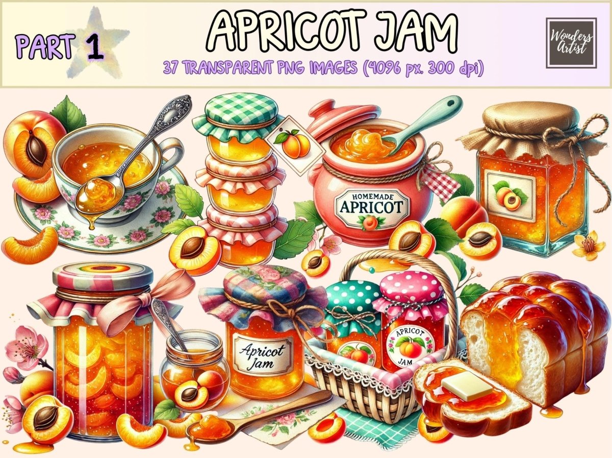 Apricot Jam Clipart apricot clipart apricot designs apricot graphics - WondersArtist