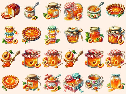 Apricot Jam Clipart apricot clipart apricot designs apricot graphics - WondersArtist