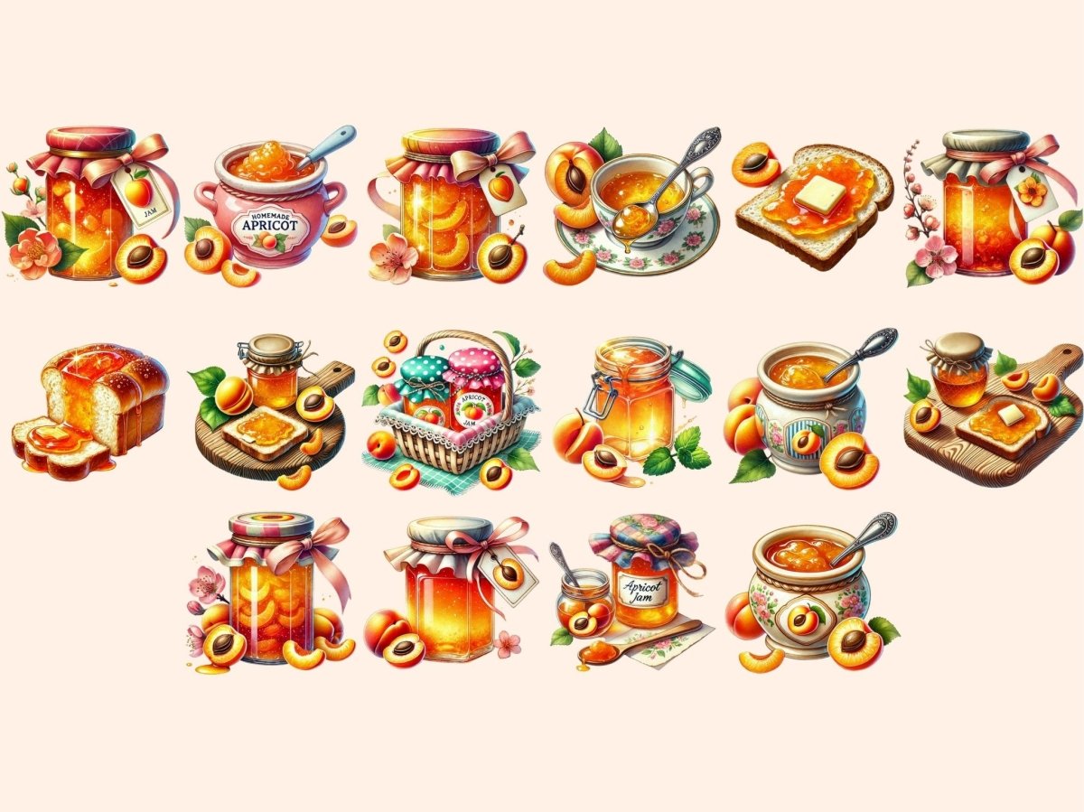 Apricot Jam Clipart apricot clipart apricot designs apricot graphics - WondersArtist