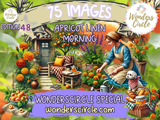 Apricot Linen Morning Clipart (LIMITED EDITION) all - access - bundle new bundles all new mini - WondersArtist