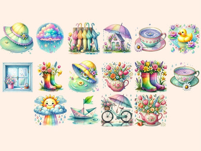 April Showers Clipart april clipart april graphics april images - WondersArtist