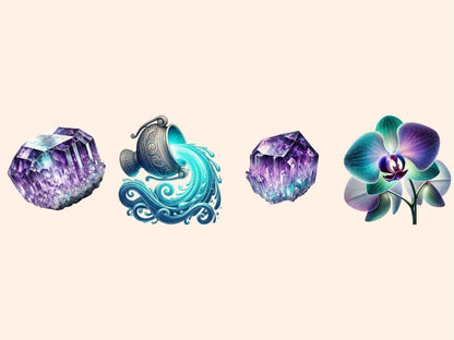 Aquarius Sign Clipart - Wonders Artist