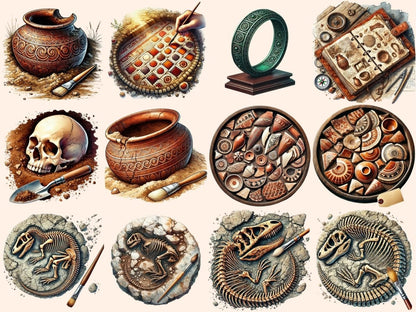 Archaeology Clipart Ancient Ruins Clip - Wonders Artist