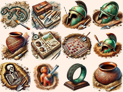 Archaeology Clipart Ancient Ruins Clip - Wonders Artist