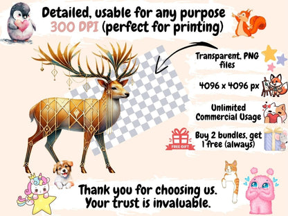 Art Deco Animals (P2) Clipart Art Deco Animals - Wonders Artist