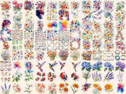 Artist Garden Watercolor Clipart artist clipart - Wonders Artist