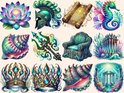 Atlantis Clipart Ancient Atlantis - Wonders Artist