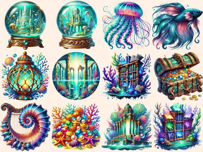 Atlantis (P3) Clipart Ancient Atlantis - Wonders Artist