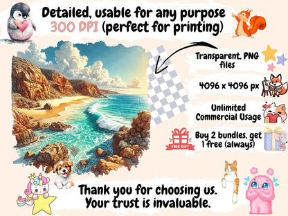 Australian Landscapes Clipart - Wonders Artist