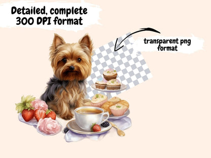 Australian Silky Terriers Watercolor Clipart australian silky png - Wonders Artist