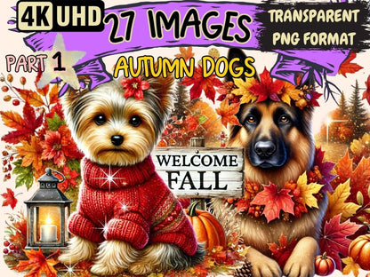 Autumn Dogs Clipart Autumn Dog PNG - Wonders Artist