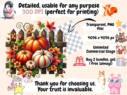 Autumn Fences Clipart Autumn Fence PNG - Wonders Artist