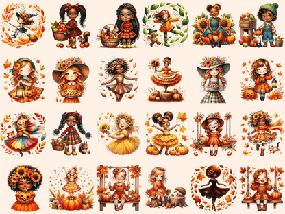 Autumn Girls Clipart autopost Autumn Fashion Girls autumn girl clipart - WondersArtist