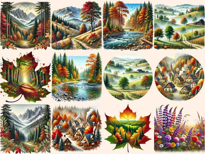 Autumn Landscapes Clipart autumn clipart - Wonders Artist