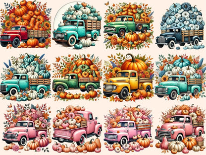 Autumn Trucks Clipart Autumn Farm Truck - Wonders Artist