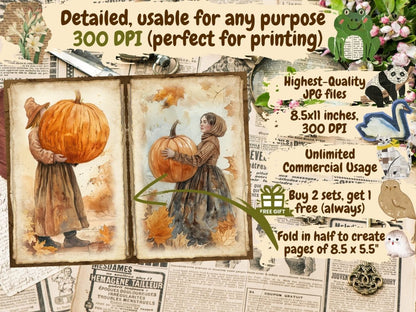 Autumn/Fall Journal Pages Autumn Collage - Wonders Artist