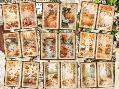 Autumn/Fall Journal Pages Autumn Collage - Wonders Artist