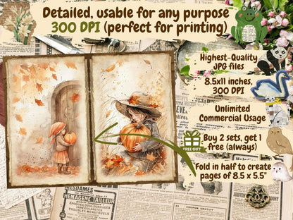 Autumn/Fall Journal Pages (P2) Autumn Collage - Wonders Artist