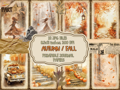 Autumn/Fall Journal Pages (P3) Autumn Collage - Wonders Artist