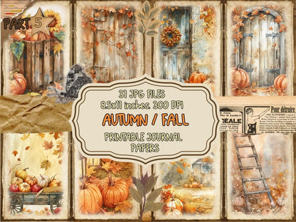 Autumn/Fall Journal Pages (P5) Autumn Collage - Wonders Artist