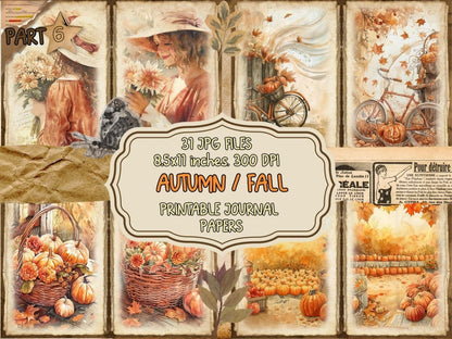 Autumn/Fall Journal Pages (P6) Autumn Collage - Wonders Artist