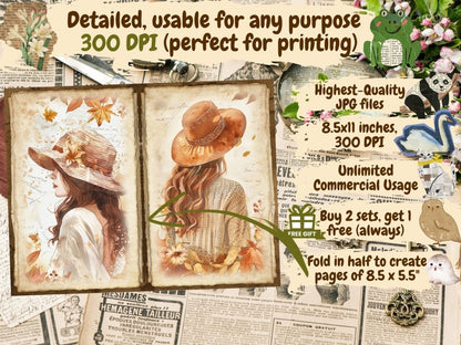 Autumn/Fall Journal Pages (P7) Autumn Collage - Wonders Artist