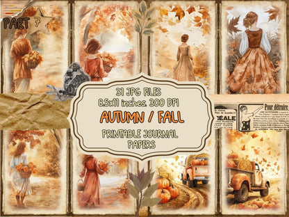 Autumn/Fall Journal Pages (P7) Autumn Collage - Wonders Artist