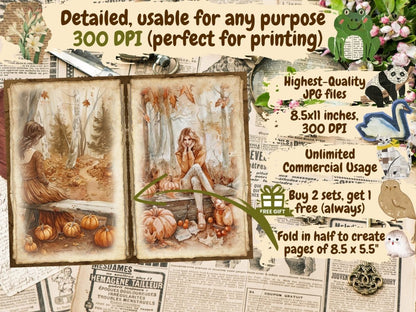 Autumn/Fall Journal Pages (P8) Autumn Collage - Wonders Artist