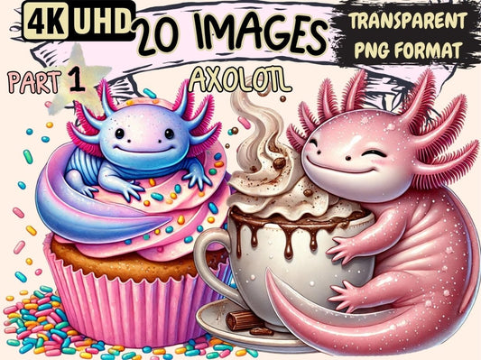 Axolotl Clipart Adorable Axolotl - Wonders Artist