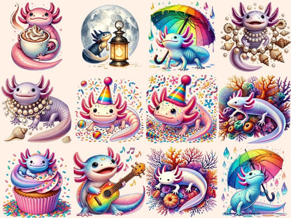 Axolotl Clipart Adorable Axolotl - Wonders Artist