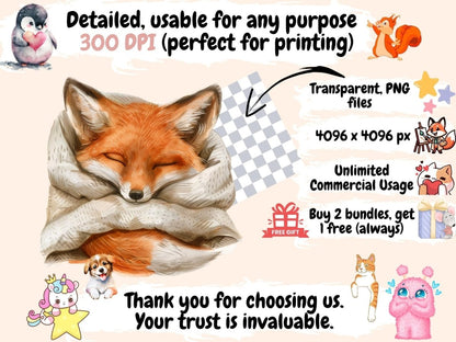 Baby Animals Watercolor Clipart Adorable Animals - Wonders Artist