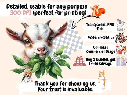Baby Goats Clipart Baby clip art - Wonders Artist