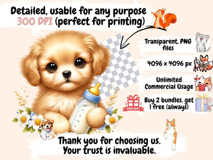 Baby Puppies Clipart Baby clip art - Wonders Artist