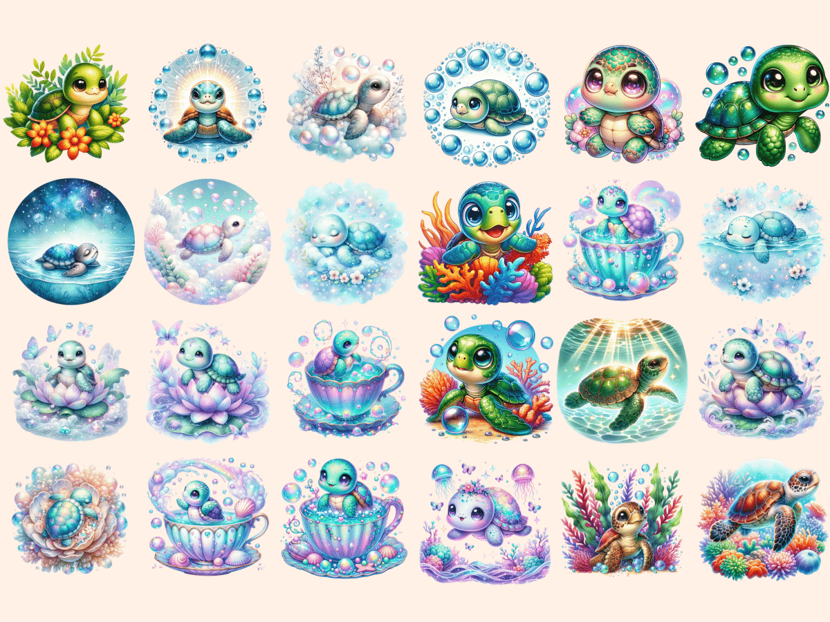 Baby Turtles Clipart aquatic art autopost baby turtle clipart - WondersArtist