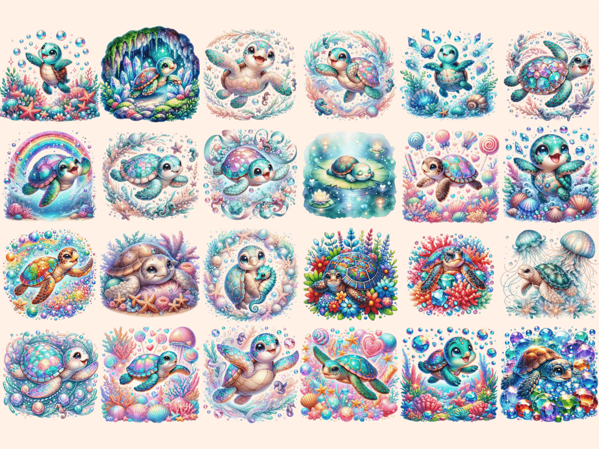 Baby Turtles Clipart aquatic art autopost baby turtle clipart - WondersArtist