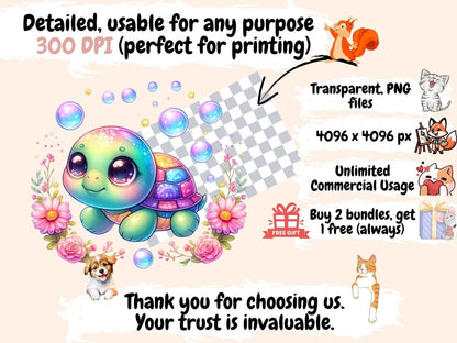 Baby Turtles (P2) Clipart adorable turtle png - Wonders Artist