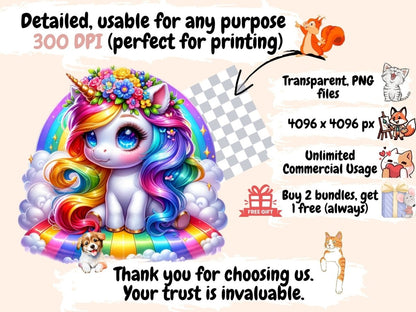 Baby Unicorns Clipart Baby clip art - Wonders Artist