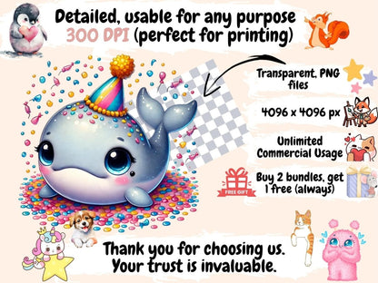 Baby Whales Clipart Adorable Whale Art - Wonders Artist