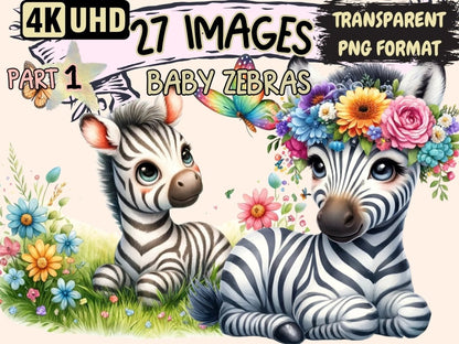 Baby Zebras Clipart Baby clip art - Wonders Artist