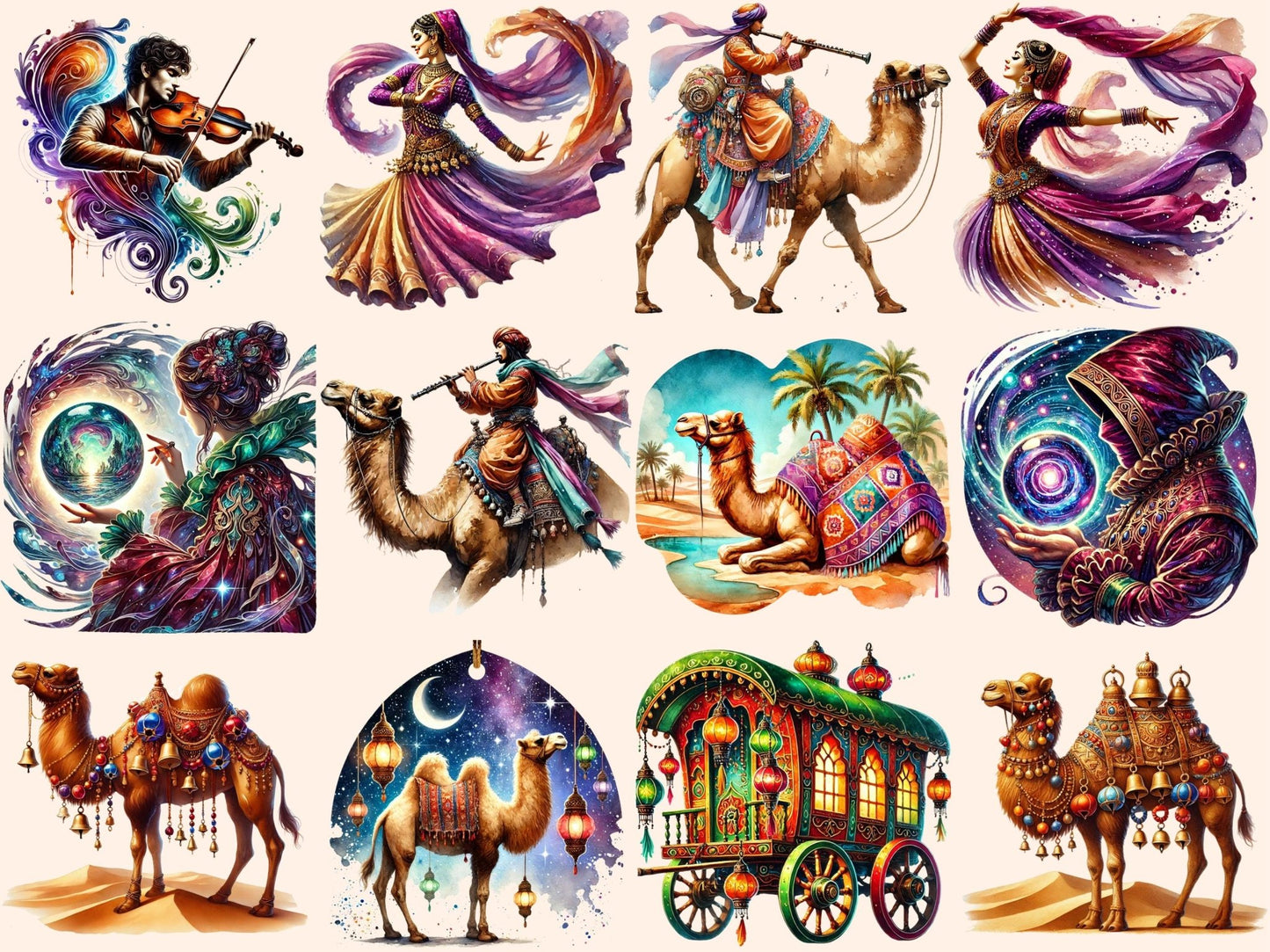 Baladi Universe (P2) Clipart - High - Quality Instant Digital Download for Creative Projects