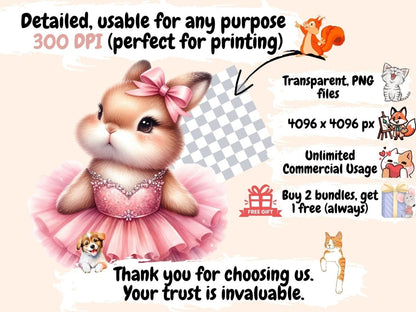 Ballerina Bunny Clipart ballerina bunny png - Wonders Artist