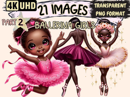 Ballerina Girls (P2) Clipart african girl clipart - Wonders Artist
