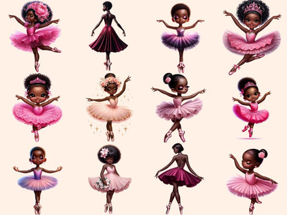 Ballerina Girls (P2) Clipart african girl clipart - Wonders Artist