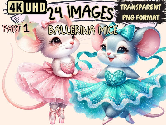 Ballerina Mice Clipart Ballerina clip art - Wonders Artist