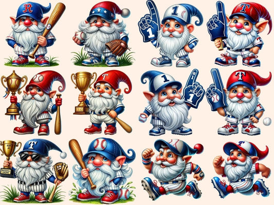Baseballoví trpaslíci (P2) Clipart