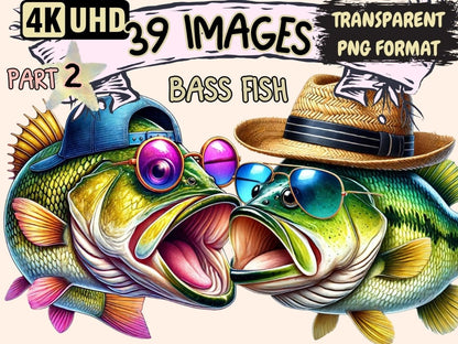 Bass Fish (P2) Clipart Bass design - Wonders Artist