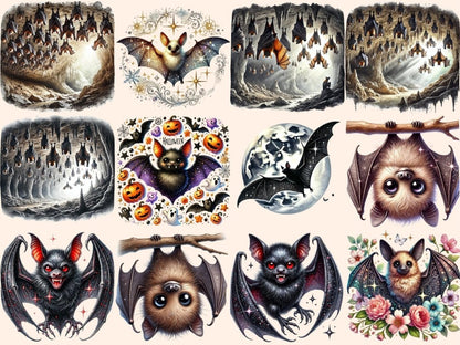 Bats Clipart bat artwork - Wonders Artist